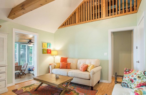 Newaygo House | Newly Renovated Lake Front Home w/ Sandy Beach