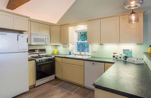 Newaygo House | Newly Renovated Lake Front Home w/ Sandy Beach