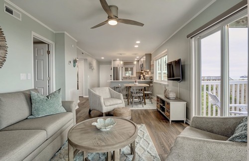 Wilmington Beach Condo | Newly Renovated Ocean Front Condo with Wrap Around Deck and Private Beach Access