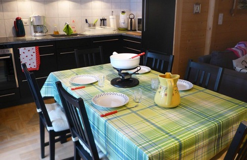 Ormont-Dessus Apartment | Nice apartment for 4 guests with WIFI, TV, balcony and panoramic view