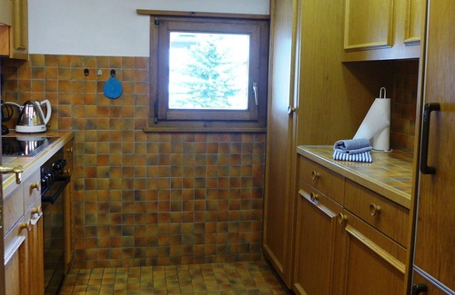 Sils-Maria Apartment | Nice apartment for 6 guests with WIFI, TV, balcony and pets allowed