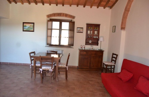 Casalappi Other | Nice apartment for 3 people with A/C, pool, TV and panoramic view