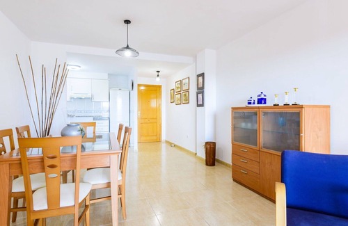 El Grau de Moncofa Apartment | Nice apartment for 5 guests with pool, WIFI, TV, terrace and pets allowed