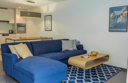 Blausee Apartment | Nice apartment for 4 guests with WIFI, TV, balcony and pets allowed