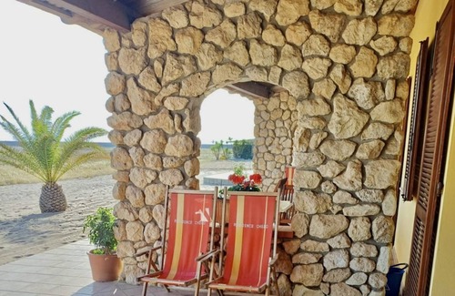 Bosa Marina Apartment | Nice apartment on the ground floor with sea view of approximately 55 m2 equipped with air conditioning and wi fi connection, composed of a living room with equipped kitchenette, fridge and flat-screen television.Two double or twin bedrooms and bathroom w