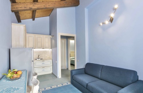 Bosa Marina Apartment | Nice apartment on the ground floor with sea view of about 45 m2 equipped with air conditioning and wi fi connection, composed of a living room with equipped kitchenette, fridge and flat-screen television.It can be on one level or with a mezzanineA double