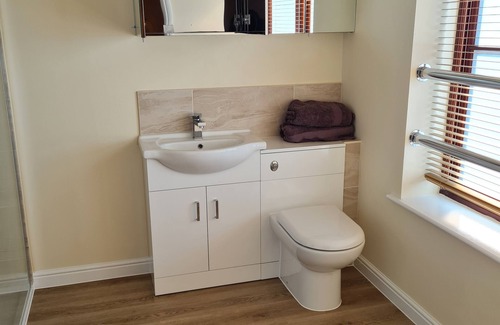 Sherborne St. John House | Nice ensuite room with Juliet balcony