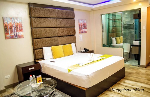 Balibago Hotel | No Balcony Room#1 at Grand Central Hotel