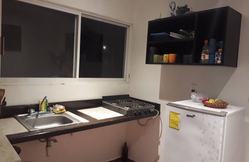 Colonia Centro Hotel | NOJOCH ZAC STUDIO WITH MID SIZE KITCHEN AND LITTLE BACKYARD AT HOTEL BEA