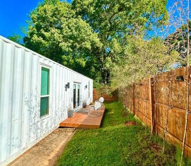 Athens House | Nomehaus shipping container studio residential neighborhood ATHENS