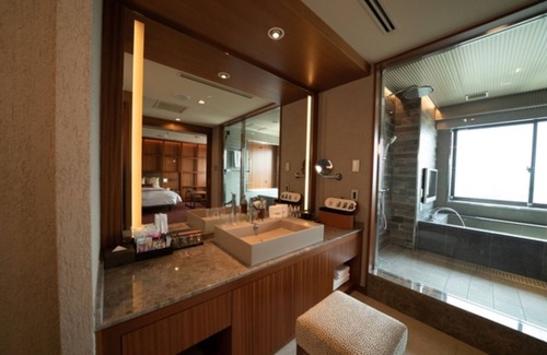 Takasaki Hotel | Nonsmoking Luxury twin with SKY SPA Room witho/Takasaki Gunma