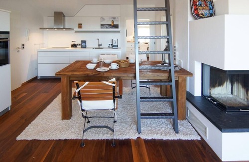 Norddeich Apartment | Norddeich Loft - Wohnung mit Kamin