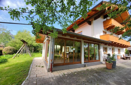 Grassau Apartment | Nr 3 Family room for 2-4 persons, shower/WC with balcony
