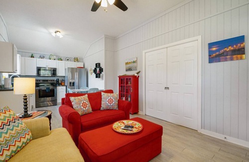 St. Augustine Apartment | Oak St Oasis | Fall views from every window!