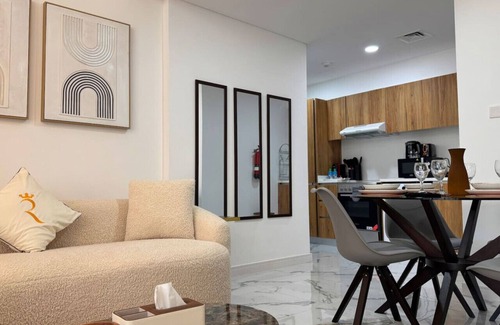 Masdar City Apartment | Oasis Grove: Stylish 2BR Retreat in Masdar City