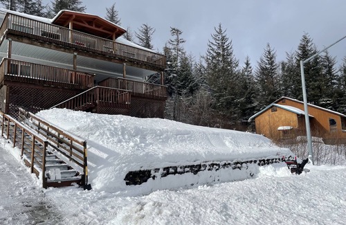 West Juneau House | Ocean, Mt Juneau and Mt Roberts Views from Spacious Front Porch! -Open Concept