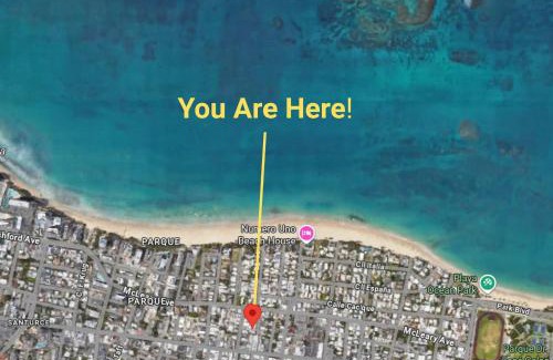 Parque Apartment | Ocean Park Studio Steps to beach Keyless entry