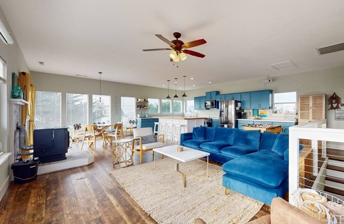 Crescent City House | Ocean-view home with high-speed WiFi, W/D, grill & balconies - walk to beach