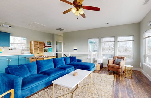 Crescent City House | Ocean-view home with high-speed WiFi, W/D, grill & balconies - walk to beach