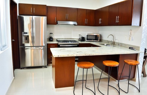 Zona Dorada Apartment | Ocean View, Steps from Beach. Brand New