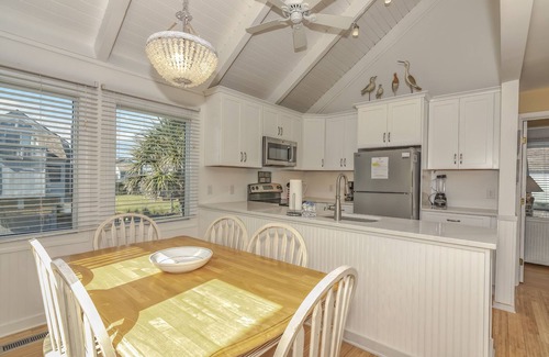 Bald Head Island Villa | Ocean view villa with 2 decks and 2 golf carts; next door to BHI Club