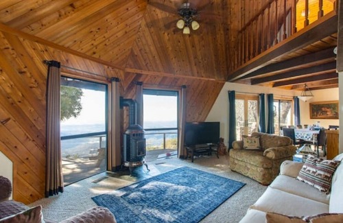 Palomar Mountain Ski Chalet | Ocean Views Lg Deck Fire Pit Dogs Free BBQ Families w/Children welcome