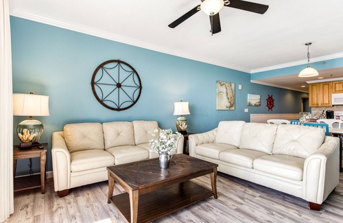 West Panama City Beach Condo | Oceanfront condo with ocean view, pool & hot tub, fast WiFi, and W/D
