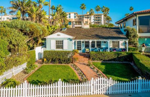 Village of La Jolla House | Oceanfront Dog Friendly Home with Waterfront Porch, Gas Grill, Hot Tub & Fire Pit