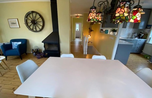 Stykkisholmur Villa | Oceanfront holiday home with outdoor hot tub.