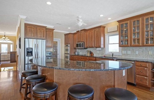 Ocean Isle Beach House | Oceanfront Home with Hot Tub, Pool, Panoramic Views, Linens Included