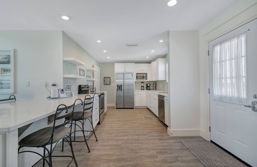 Fort Morgan House | OCEANFRONT home. Oversized deck will lead you to white sand and blue seas.