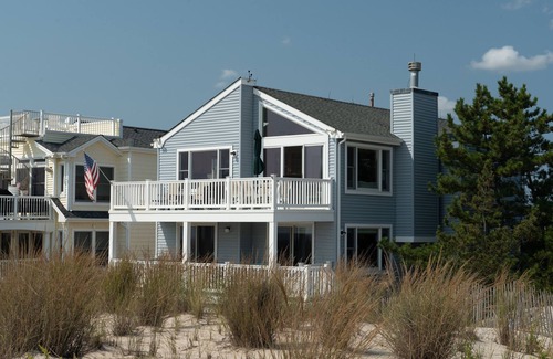 North Beach Haven House | Oceanfront LBI Beach House, Sleeps 12+, Private Access To Beach