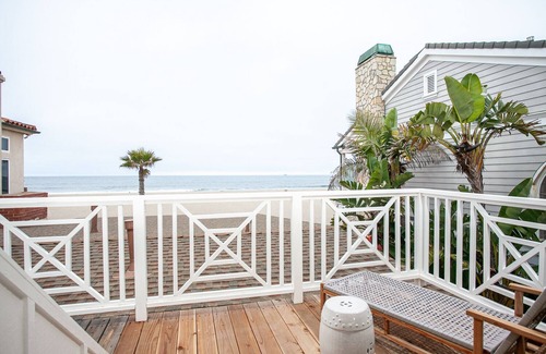 Santa Ana Heights House | Oceanfront. Stylish single family beach house. No crazy boardwalk.