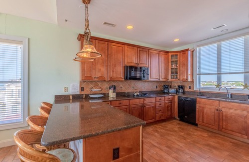 Surf City House | Oceanfront estate with pool, hot tub, elevator, pool table & chef's kitchen