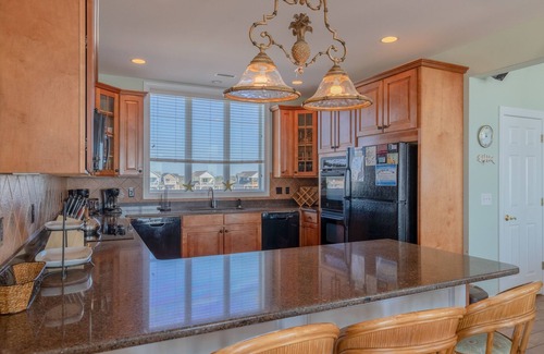 Surf City House | Oceanfront estate with pool, hot tub, elevator, pool table & chef's kitchen