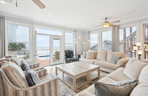 Folly Beach House | Oceanfront w Pool Panoramic Deck Views 5BDR Folly Ocean Breeze by AvantStay