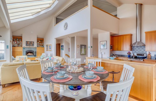 Cloverdale House | Oceanview Custom Home, Gourmet Kitchen, Hot Tub, Media Room, Kid's Loft