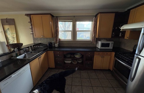 Marpole House | Older 3 bedroom home, fully furnished, two minutes to Marine gateway skytrain