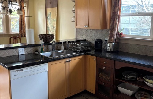 Marpole House | Older 3 bedroom home, fully furnished, two minutes to Marine gateway skytrain