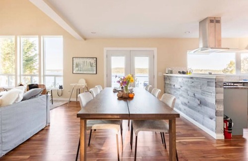 Sequim House | Olympic Forager House + Cabin on tranquil Sequim Bay with hot tub & kayaks