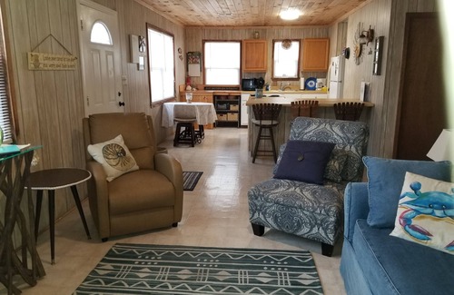Fort Morgan Cottage | On beach living at off beach price! Dog friendly.