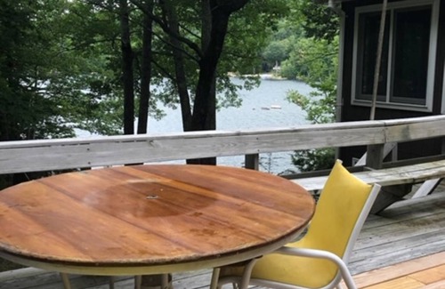 New Durham House | On Merrymeeting Lake - Cottage with Private Beach and Lakeside Deck