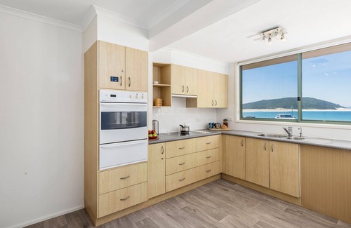 Fingal Bay House | On the Beach - stunning ocean views with room to bring the boat, walking distance to town