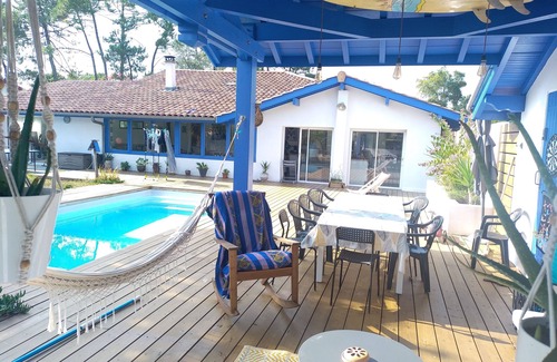 Ondres House | Ondres Plage, 4 bedroom house with swimming pool in a quiet area