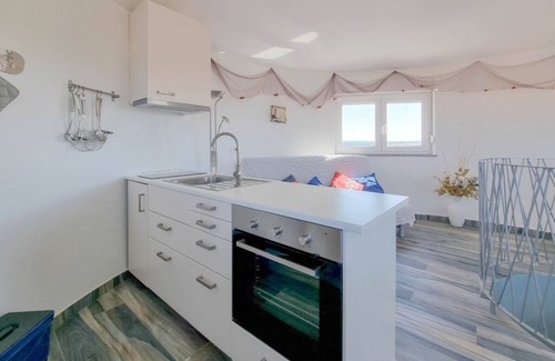 Dajla Apartment | One bedroom apartment with terrace and sea view Mareda, Novigrad (A-21207-a)