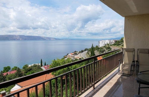 Senj Apartment | One bedroom apartment with balcony and sea view Senj (A-15376-a)