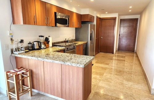 Romantic Zone Apartment | One Block to the beach in fabulous Puerto Vallarta with AC, WiFi. 2bed/2bath