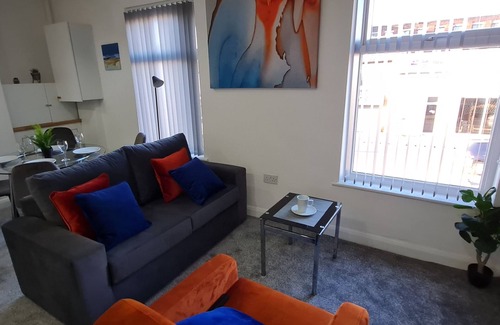 Bury Apartment | One minute away from the thriving town centre. Great location.