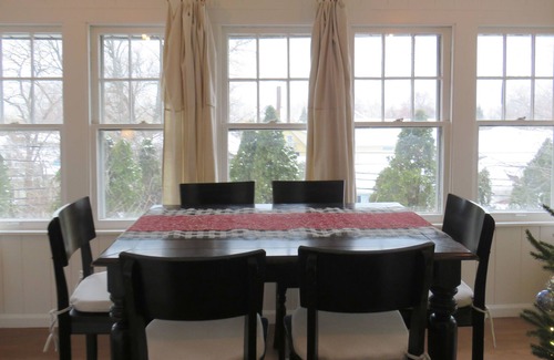Michigan City Cottage | Outdoor living steps from the beach with great lake views! Great location