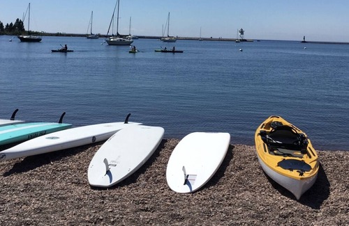 Grand Marais Apartment | Outstanding Lake Superior Views, Grand Marais Harbor and Light Houses .